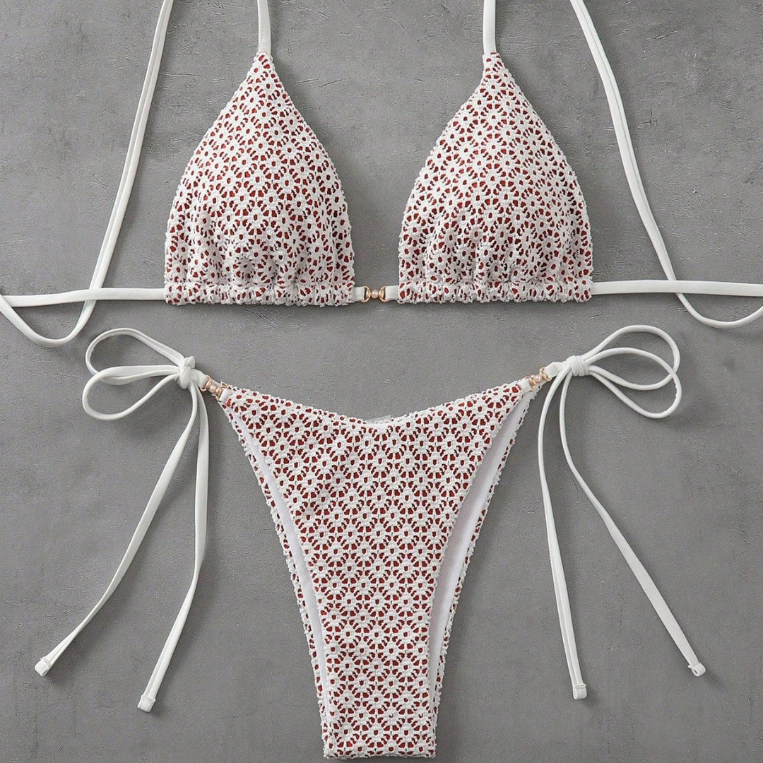 Ladies refined bikini cut with adjustable ties Mune Fashion