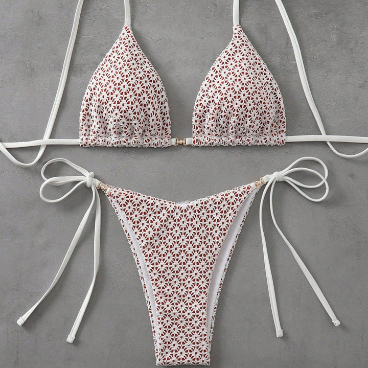 Ladies refined bikini cut with adjustable ties Mune Fashion
