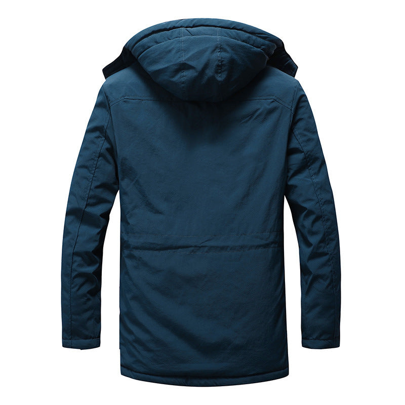 Men's Military Inspired Parka with Sherpa Lining and Utility Pockets Mune Fashion
