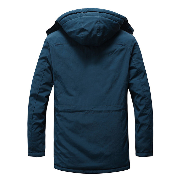 Men's Military Inspired Parka with Sherpa Lining and Utility Pockets Mune Fashion