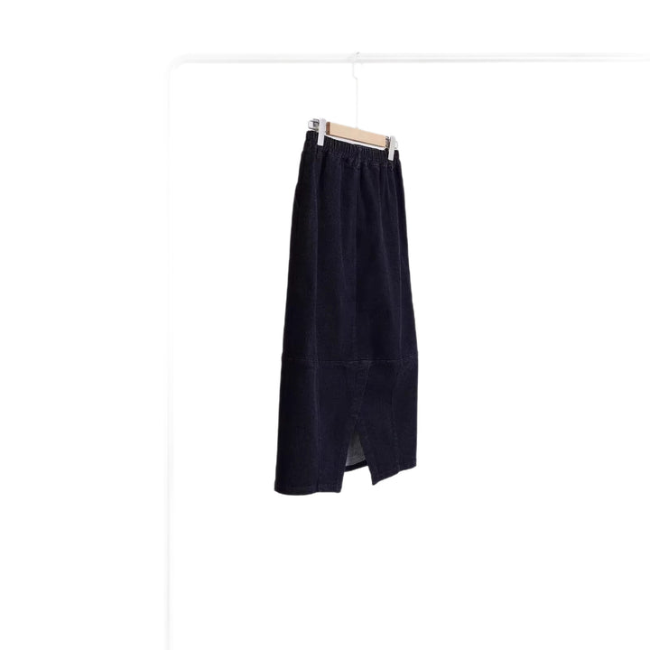 Women Fitted Denim Skirt Mune Fashion