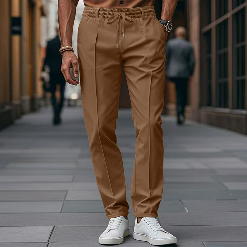 Men's elegant leisure pants with high wearing comfort
