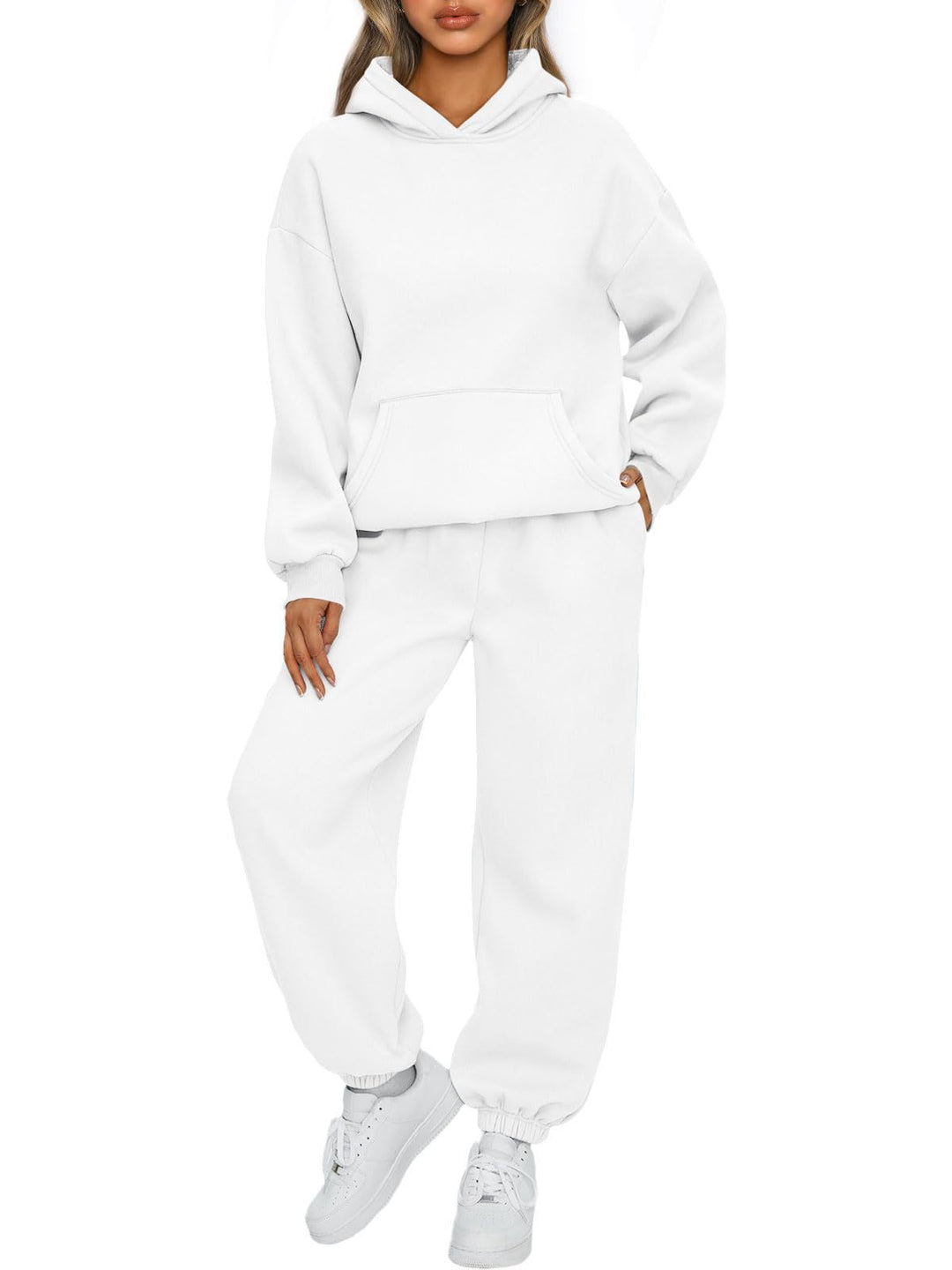 Women's cozy oversized hoodie and jogging pants set made of soft cotton blend Mune Fashion