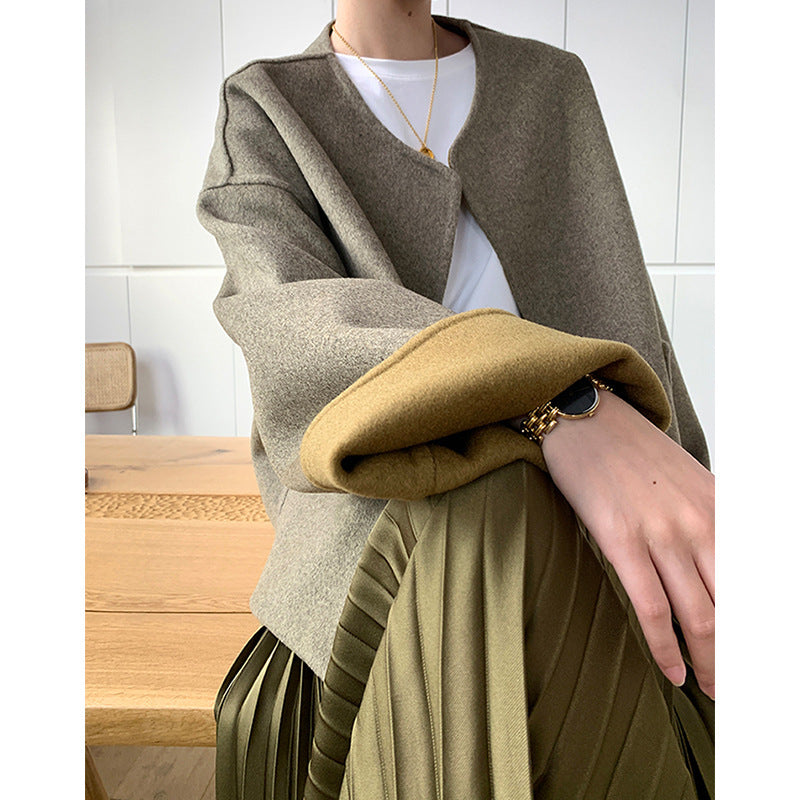 Ladies Cozy and Elegant Oversized Jacket Mune Fashion