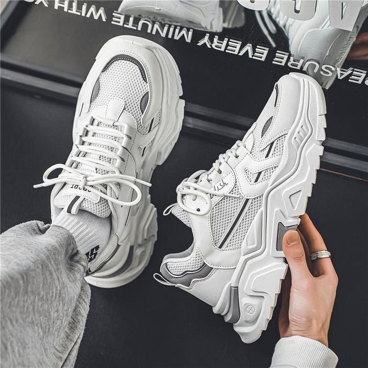 Women's Sporty Sneakers with Breathable Upper Material and Cushioning Sole Mune Fashion
