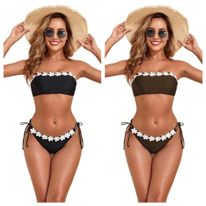 Women Bandeau Bikini Set Mune Fashion