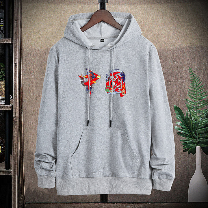 Unisex hoodie sweatshirt with kangaroo pocket and eye-catching graphic print Mune Fashion