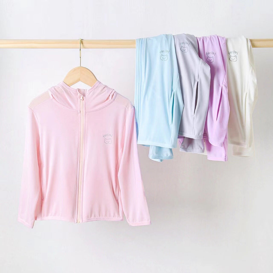 Women's sporty hoodie jacket with light UV protection Mune Fashion