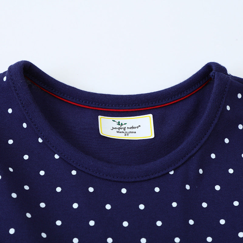 Girls long-sleeve dress with festive unicorn motif Mune Fashion