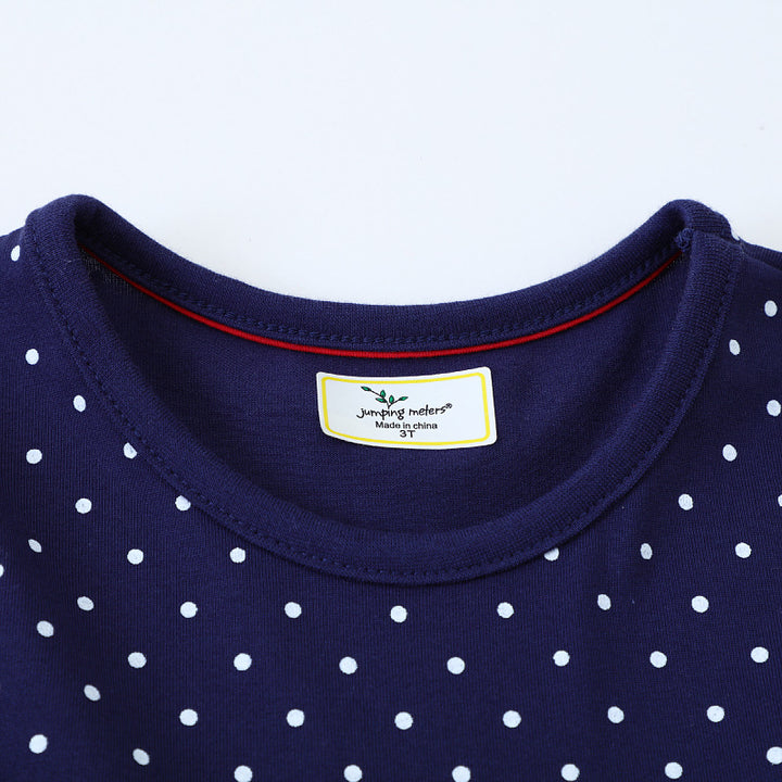 Girls long-sleeve dress with festive unicorn motif Mune Fashion
