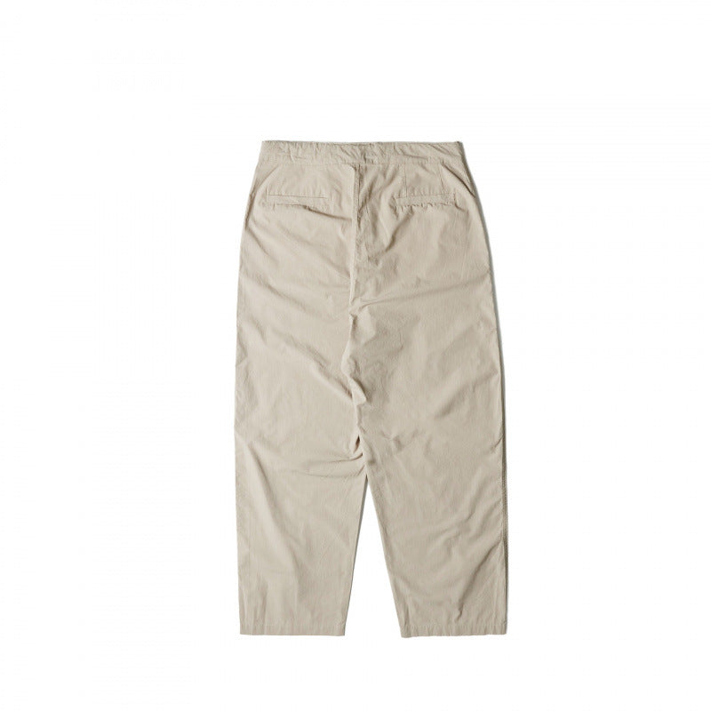 Unisex Light Technical Pants with Elastic Waistband, Integrated Adjustment Strap and Tapered Leg Opening Mune Fashion