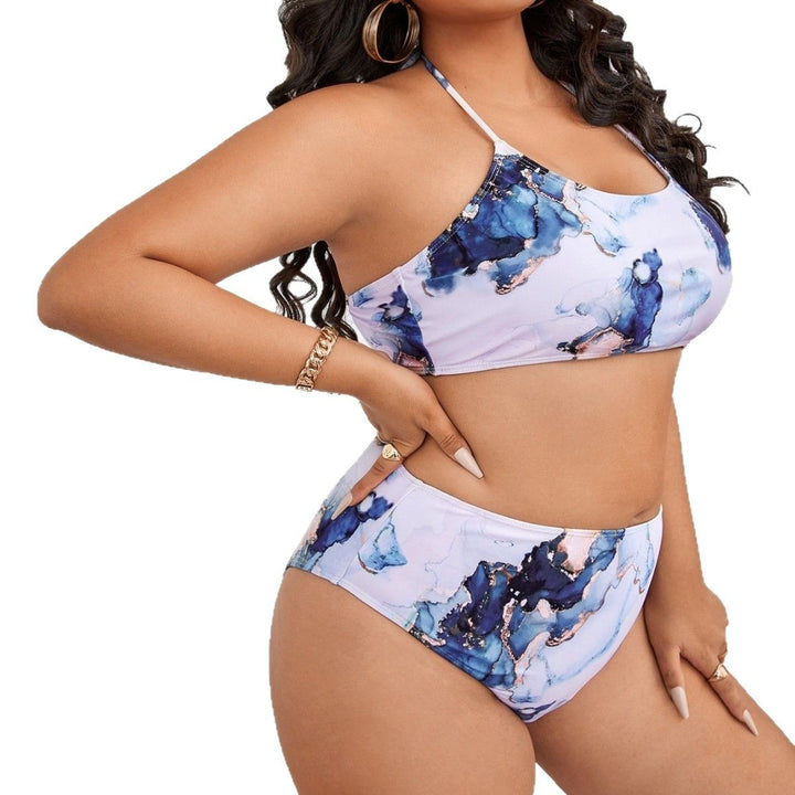 Women Bikini Set with floral print and comfortable high waistband Mune Fashion