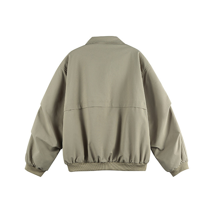 Unisex Oversize Utility Bomber Jacket with concealed zipper and elastic cuffs Mune Fashion