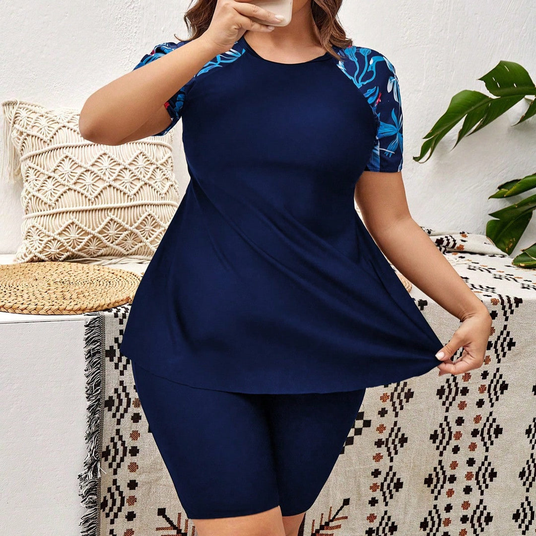 Women's Athletic Short Sleeve Top and Shorts Set Mune Fashion
