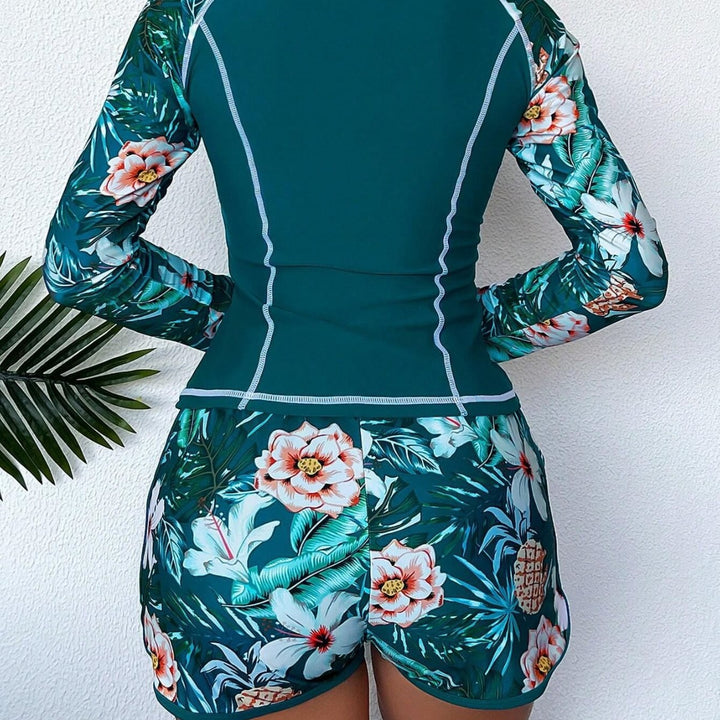 Women’s sporty long-sleeved bathing set Mune Fashion