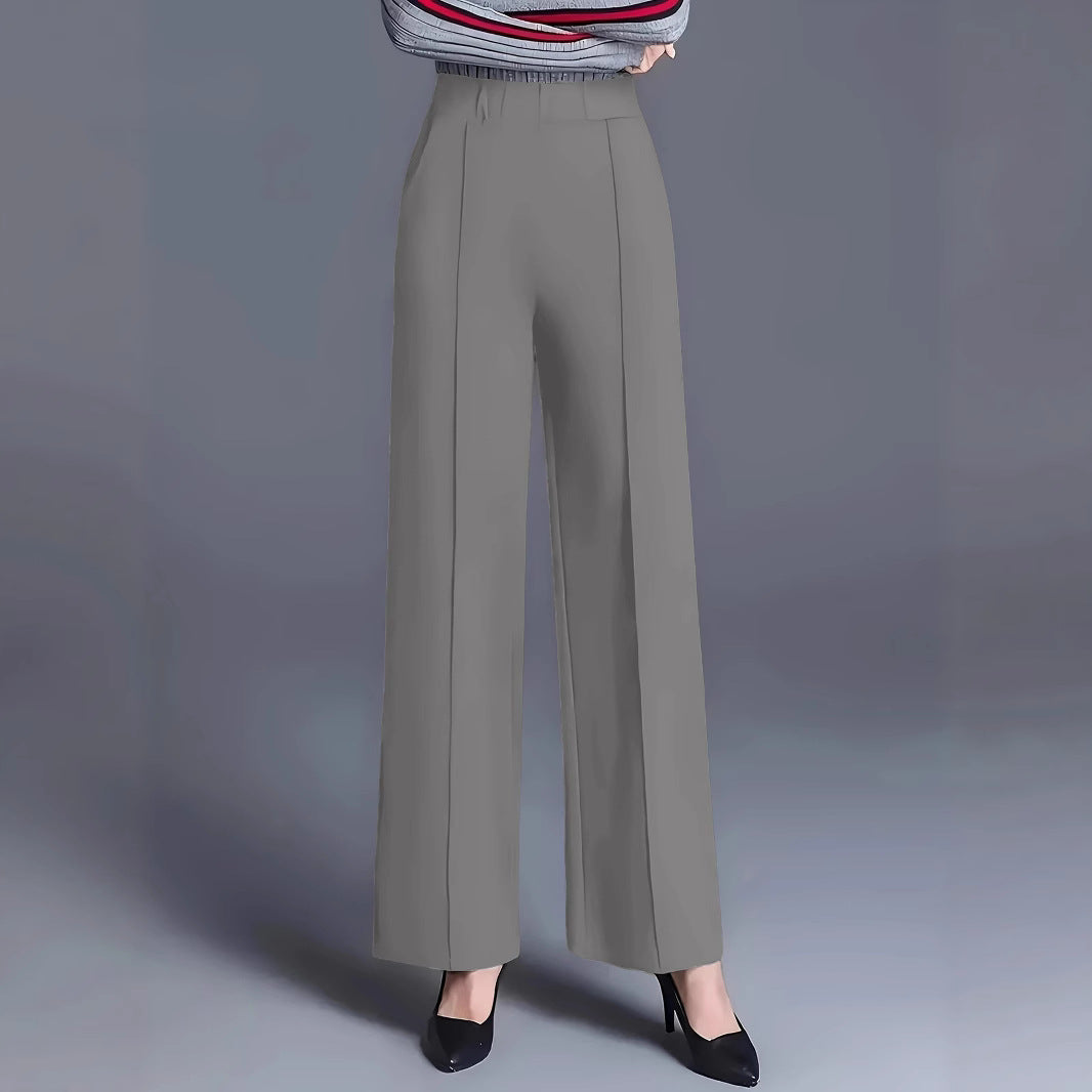 Ladies Elegant High-Waisted Dress Pants Mune Fashion