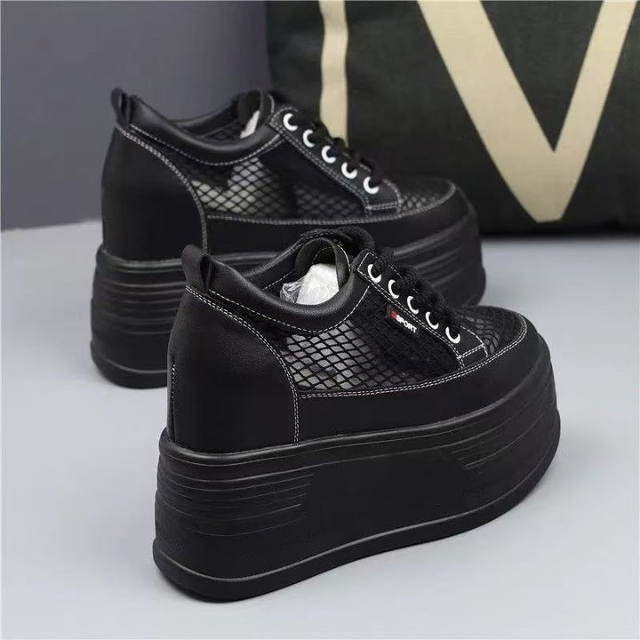 Women’s Platform Sneakers with Breathable Mesh Design and Non-Slip Sole Mune Fashion
