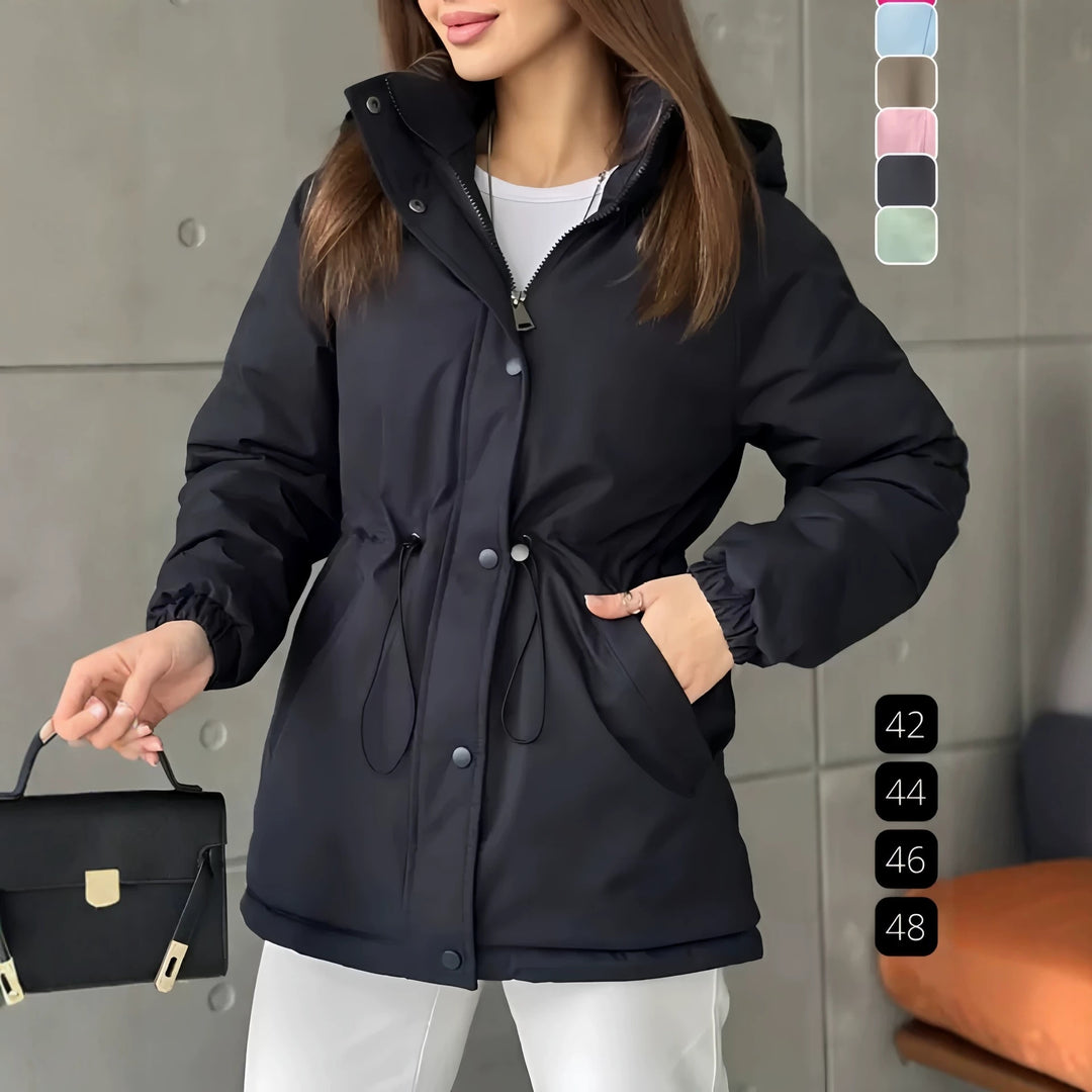 Women’s functional jacket with adjustable waistband