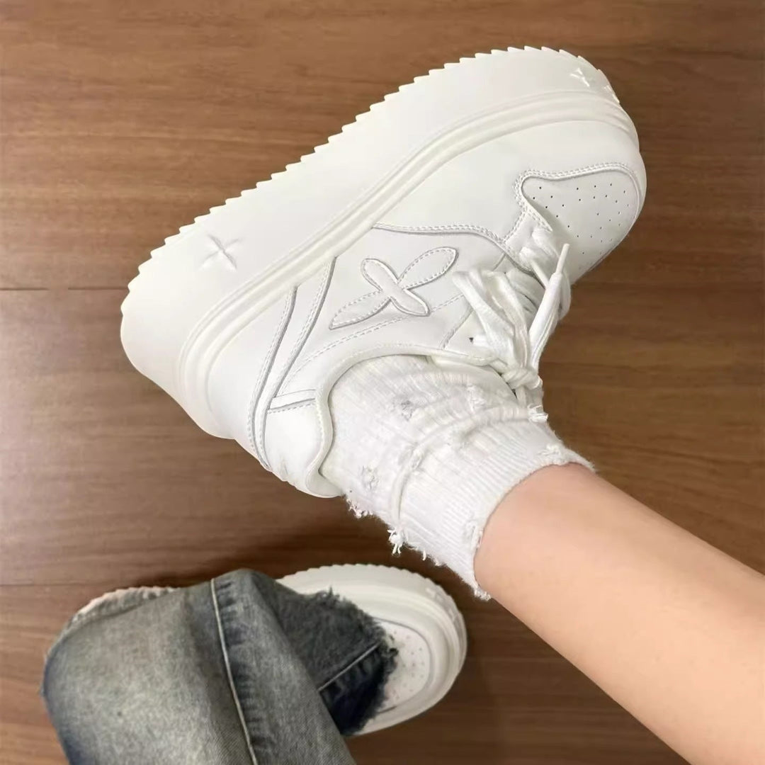 Women High-Top Platform Sneakers with fashionable design and comfortable cushioning Mune Fashion