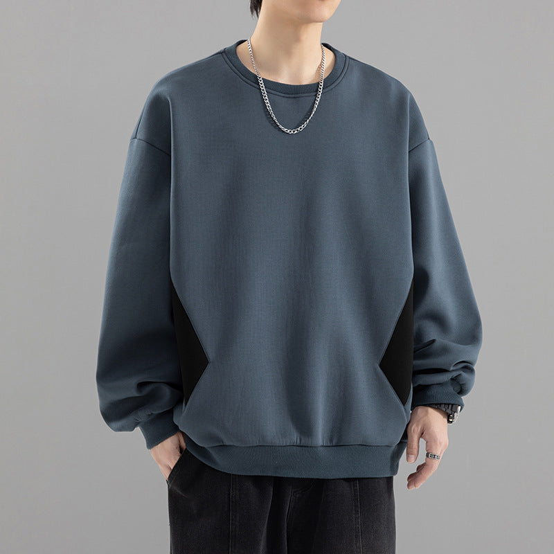 Men's Oversized Sweatshirt with contrasting side pockets and soft fleece lining Mune Fashion