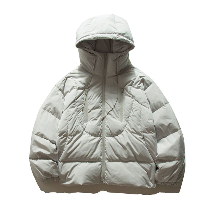 Women’s oversized quilted hooded jacket with voluminous thermal padding Mune Fashion