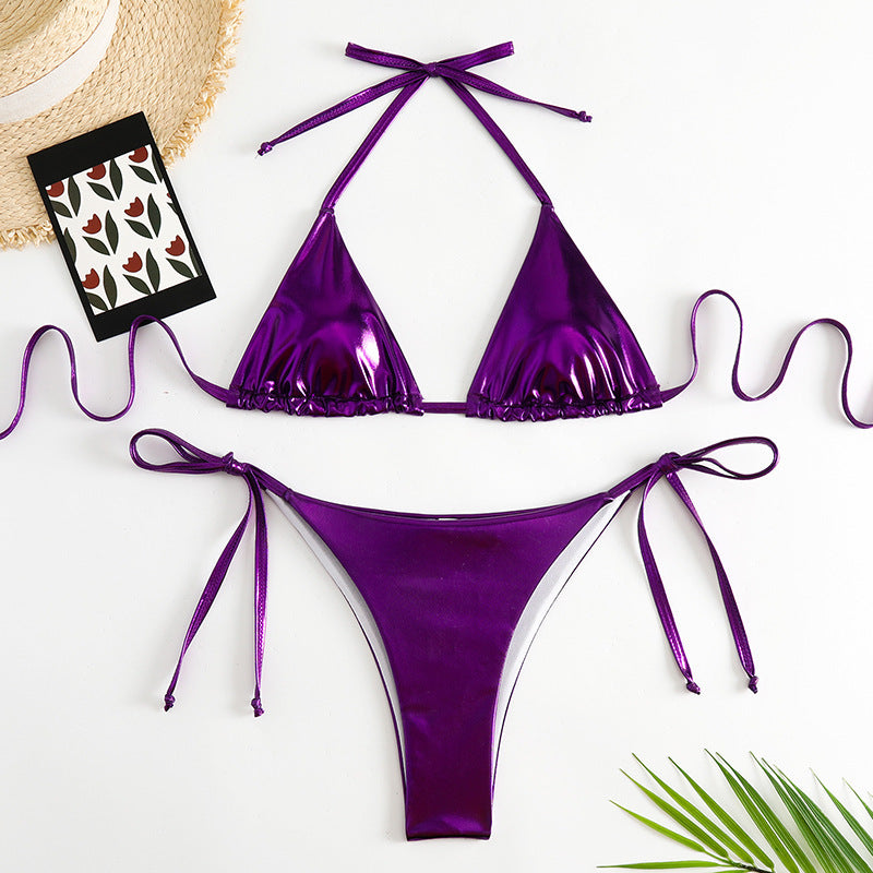 Ladies Triangle Bikini Set Mune Fashion