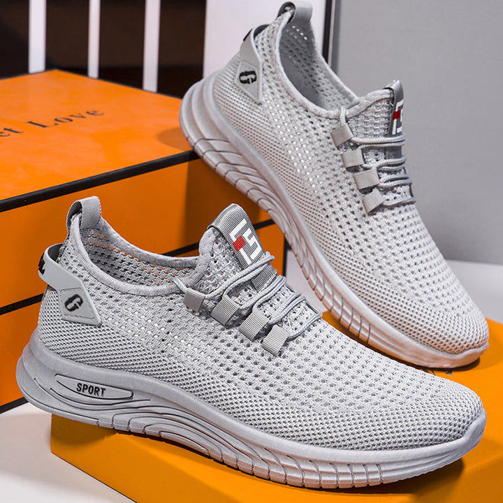 Men's Breathable Mesh Running Shoes with Flexible Design Mune Fashion