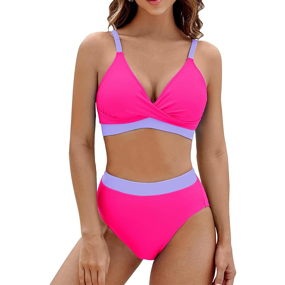 Ladies bikini set with innovative wrap top and high waistband Mune Fashion