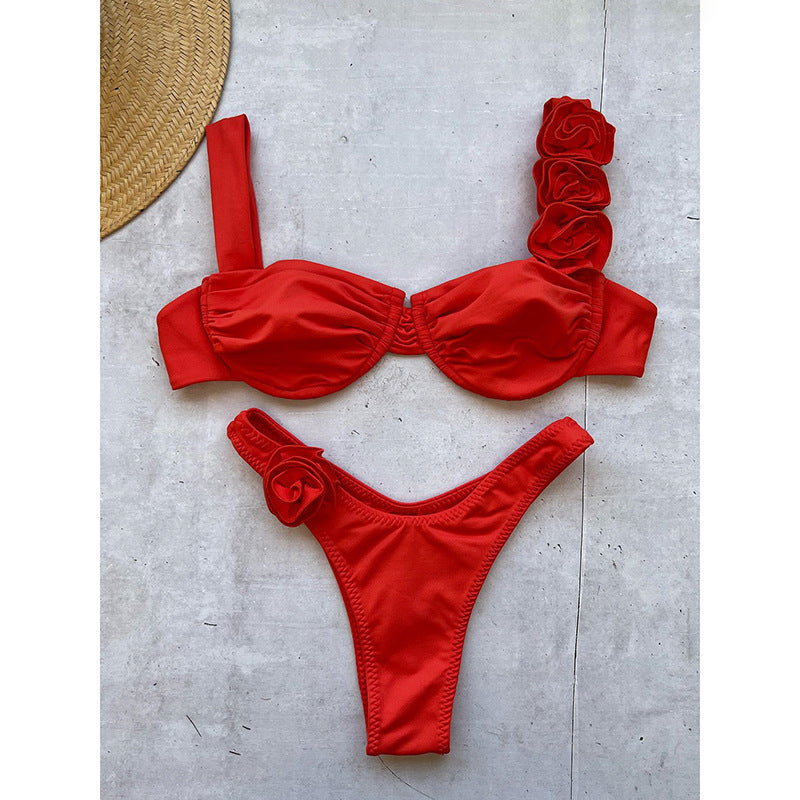 Women’s bikini with floral applications Mune Fashion