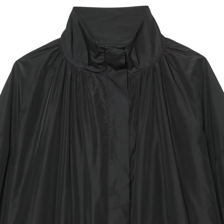 Women's Light Water-Repellent Oversize Windbreaker with Stand-Up Collar Mune Fashion