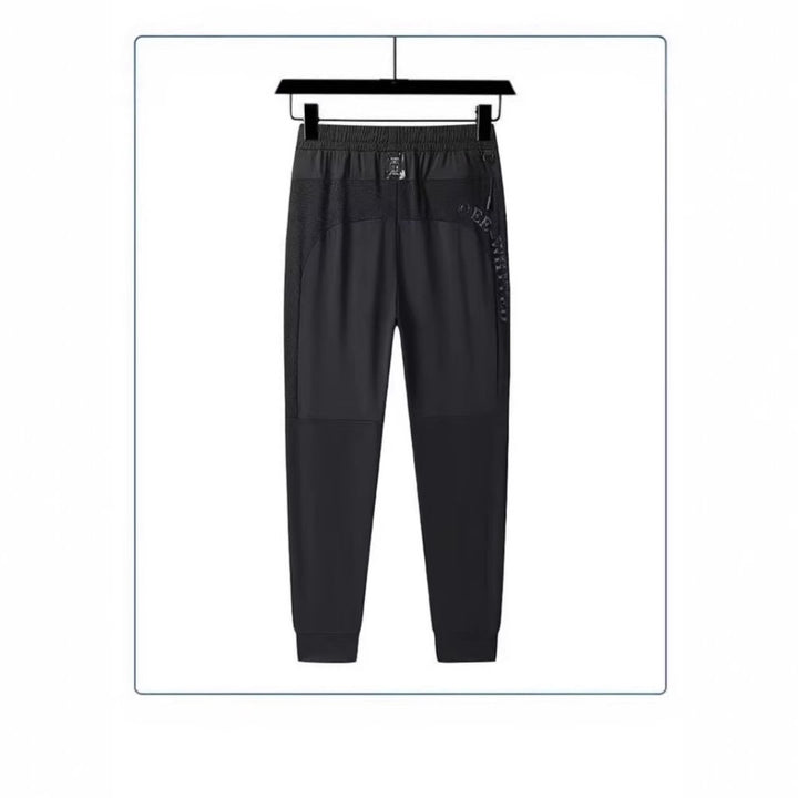 Men's sporty jogging pants with zipper and elastic waistband Mune Fashion
