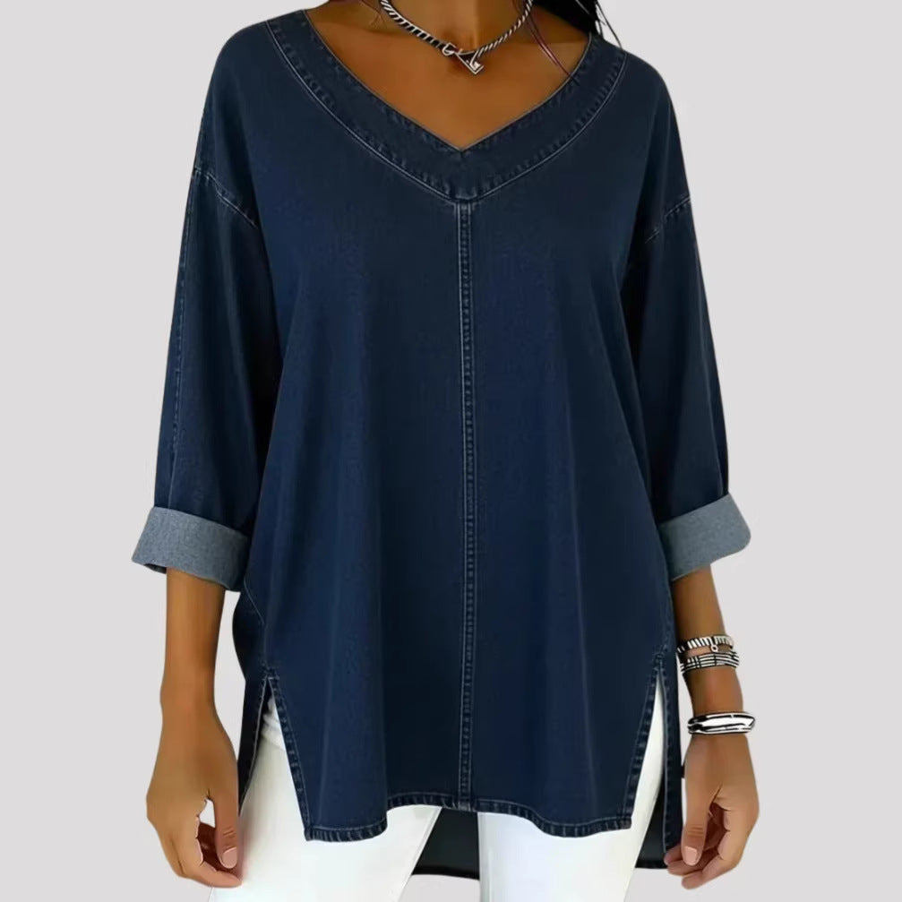 Women's Casual Denim Tunic