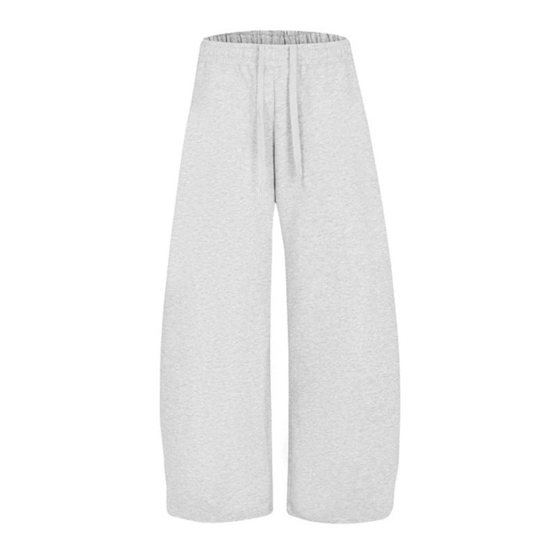 Women's Loose High-Waist Loungewear Pants with Drawstring and Wide Leg Mune Fashion