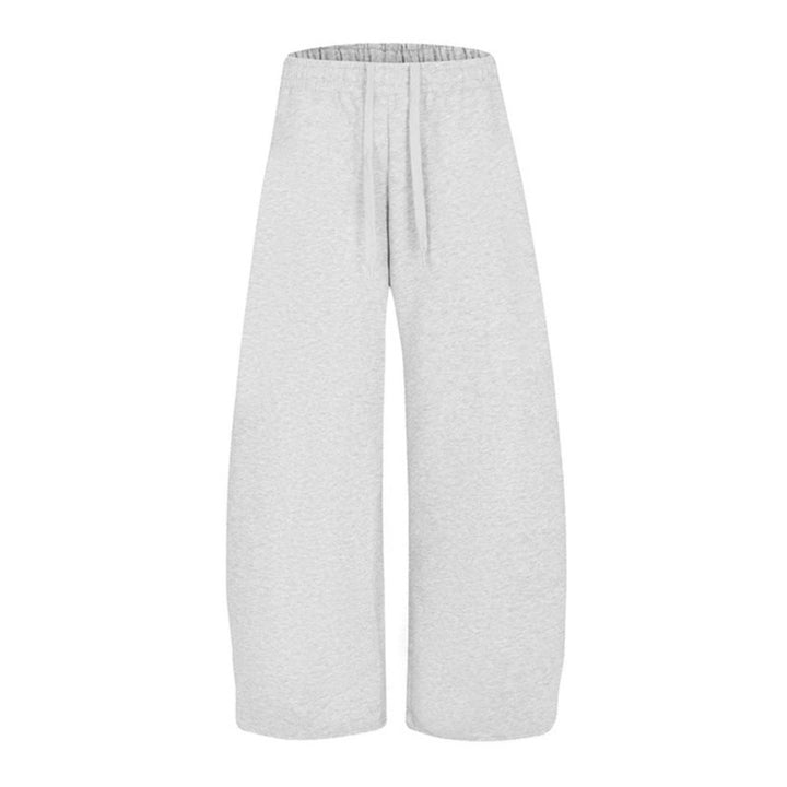 Women's Loose High-Waist Loungewear Pants with Drawstring and Wide Leg Mune Fashion