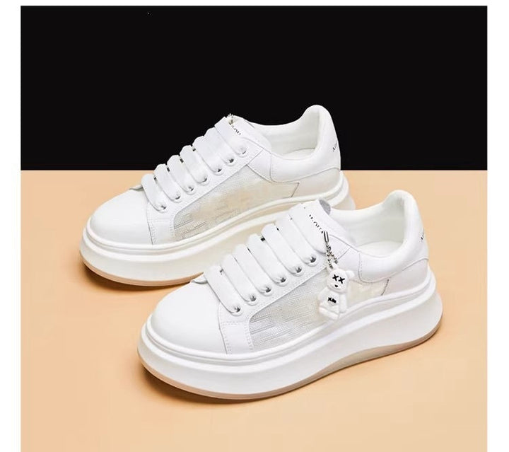 Women’s fashionable chunky sneakers with flexible cushioning sole and breathable platform construction Mune Fashion