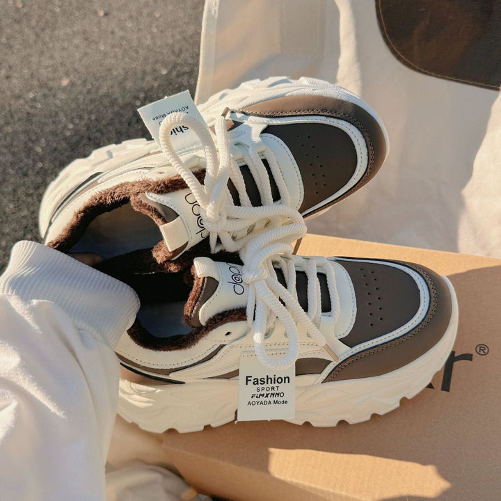 Women’s Sporty Chunky Sneakers with Soft Lining and High Comfort Mune Fashion