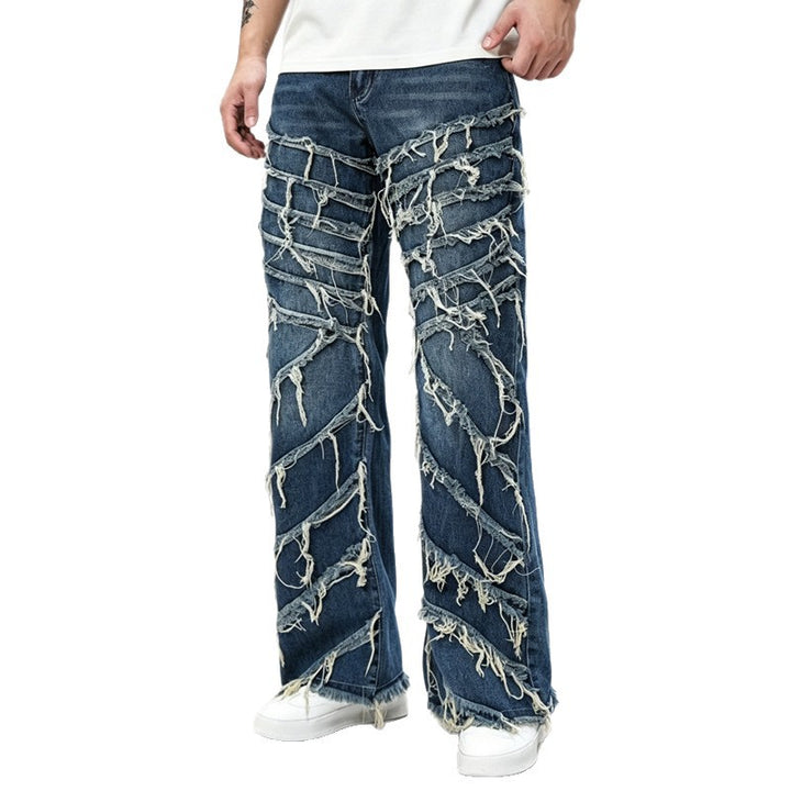 Women Trendy Ripped Jeans Mune Fashion