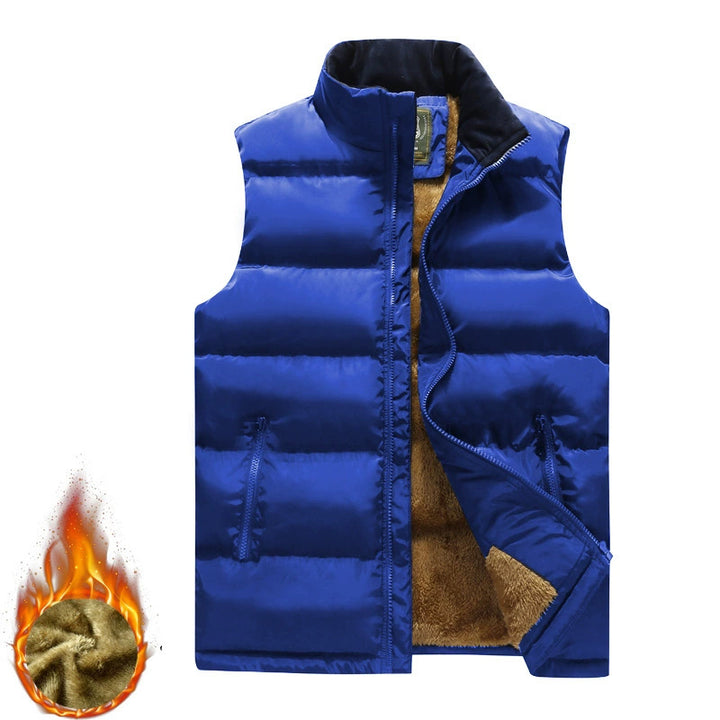 Men's multifunctional outdoor utility vest with mesh back, multiple front pockets and continuous zipper Mune Fashion