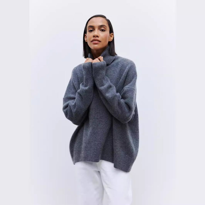Ladies Turtleneck Sweater Mune Fashion