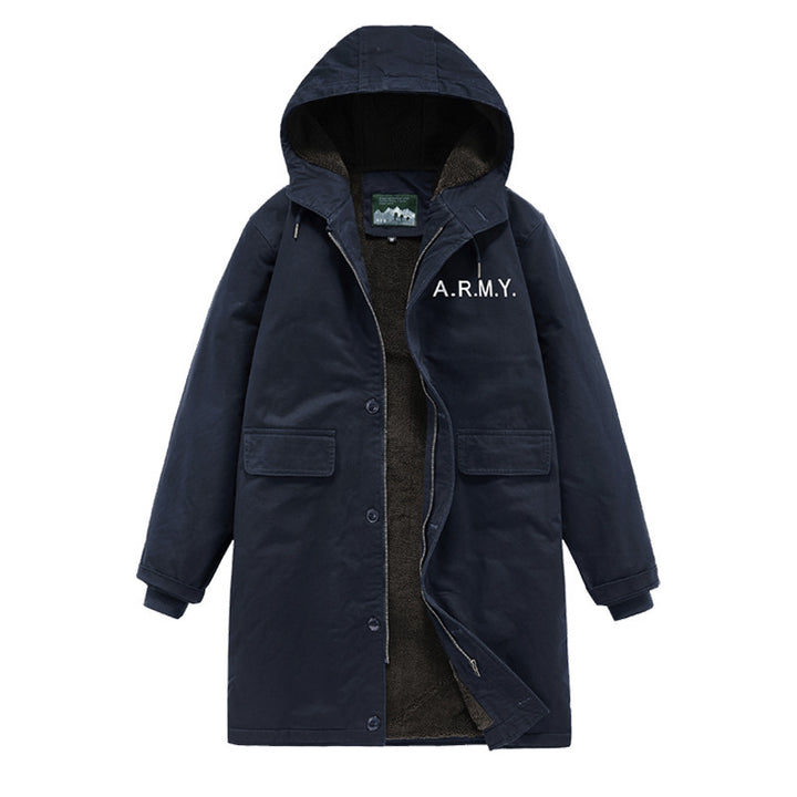 Men's Long Parka Jacket Mune Fashion