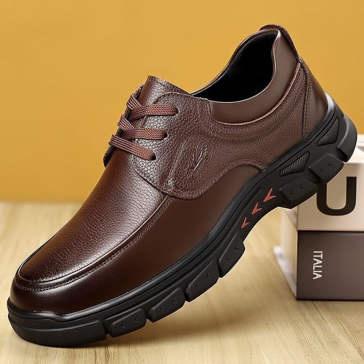 Men's elegant and sporty leather sneakers Mune Fashion