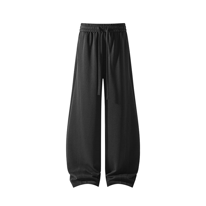 Men's Extra Wide Relaxed Lounge Pants made of breathable jersey with drawstring Mune Fashion