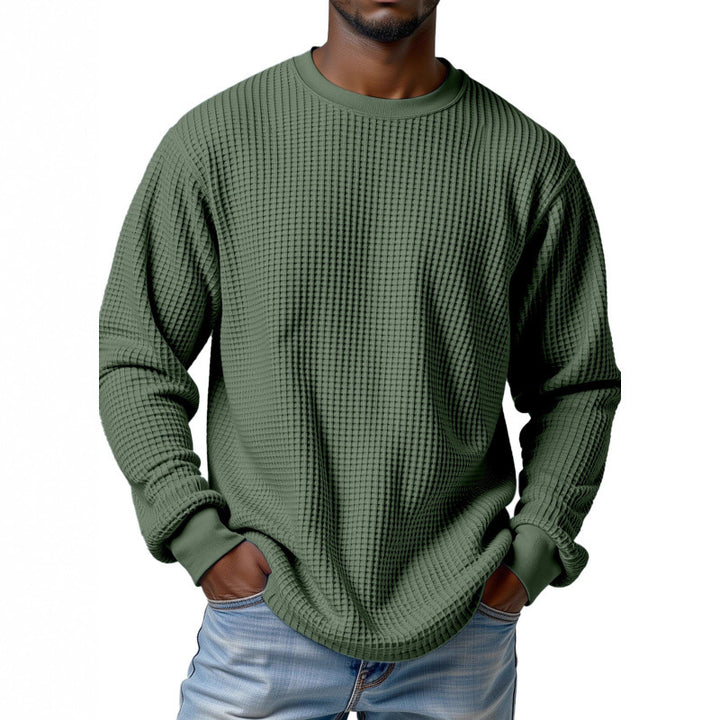 Men's Urban Pullover with Waffle Structure Mune Fashion