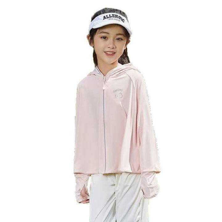 Girl Breathable UV Protection Jacket Mune Fashion
