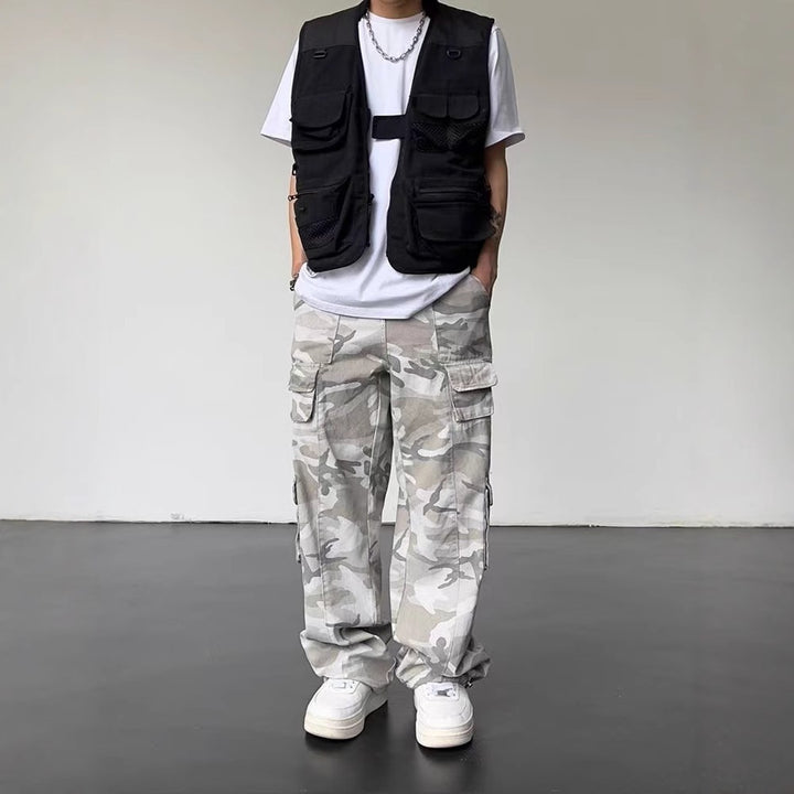 Men's Camouflage Cargo Pants with Loose Fit Mune Fashion