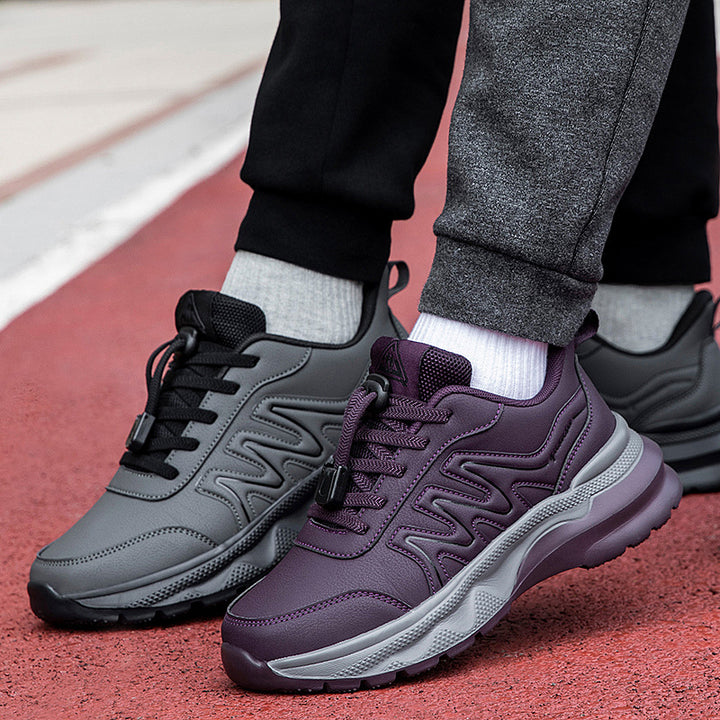 Men's urban comfort sneakers with cord lock, padded heel and shock-absorbing lightweight foam sole Mune Fashion