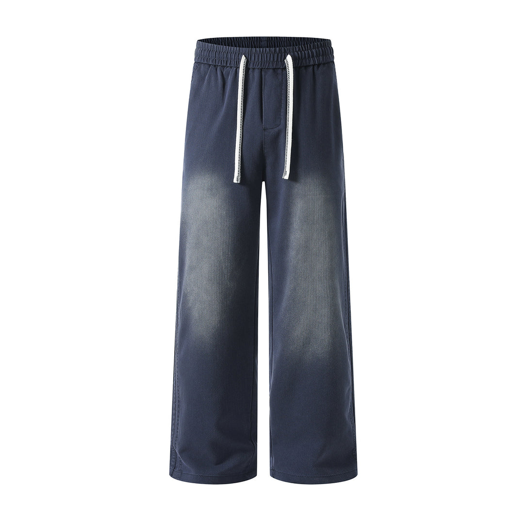 Women's loose leisure pants with elastic waist and drawstring Mune Fashion