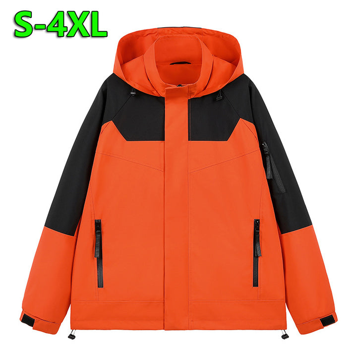 Men's water-repellent technical urban hoodie jacket with ergonomic hood, concealed zipper, and seam-sealed utility pockets Mune Fashion