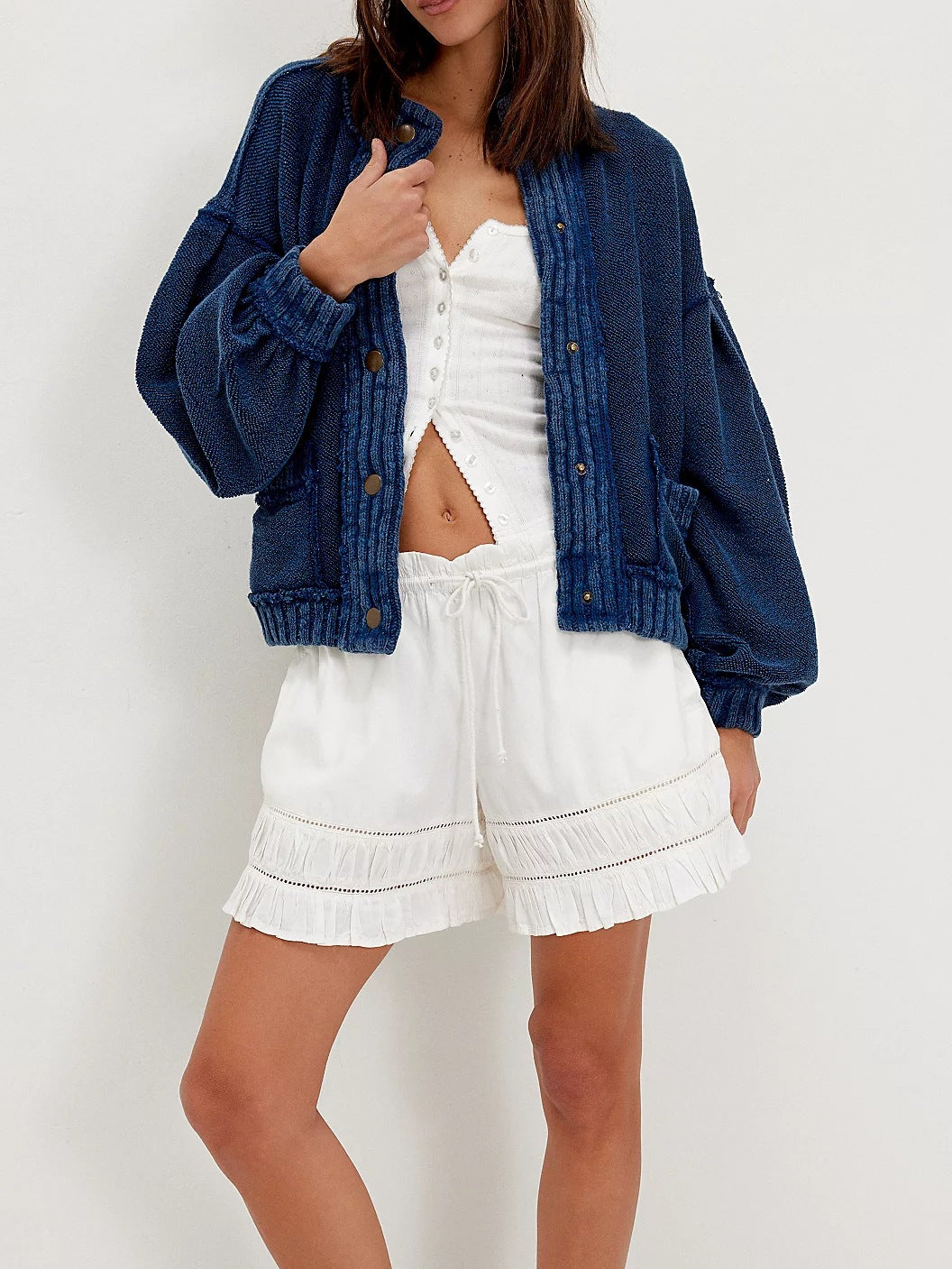 Women's Fashion Cardigan with Button Details