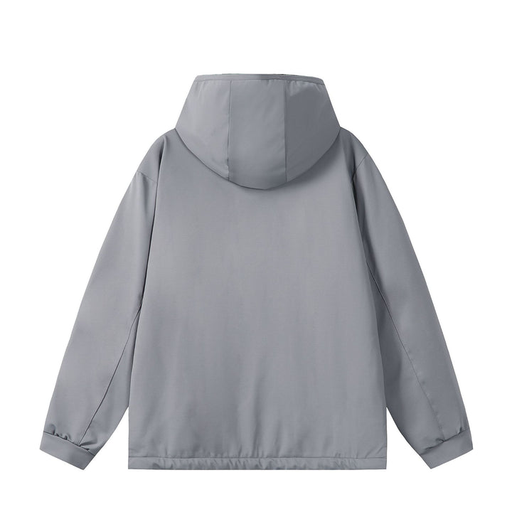 Unisex wind and rain jacket with hood, water-repellent softshell cover and warming fleece lining Mune Fashion